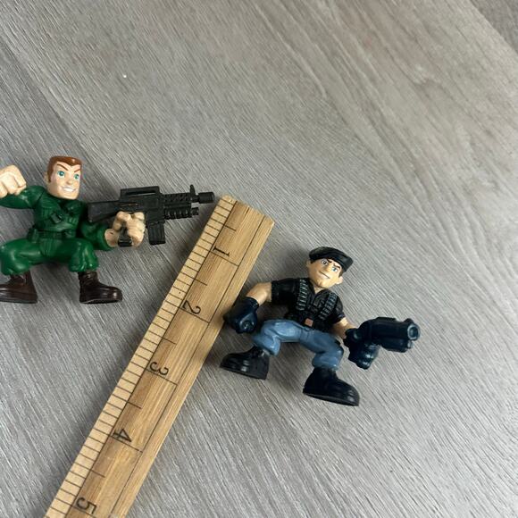 GI Joe Combat Heroes Conrad Duke Hauser General Clayton Hawk Action Figures 2009 - Picture 11 of 11